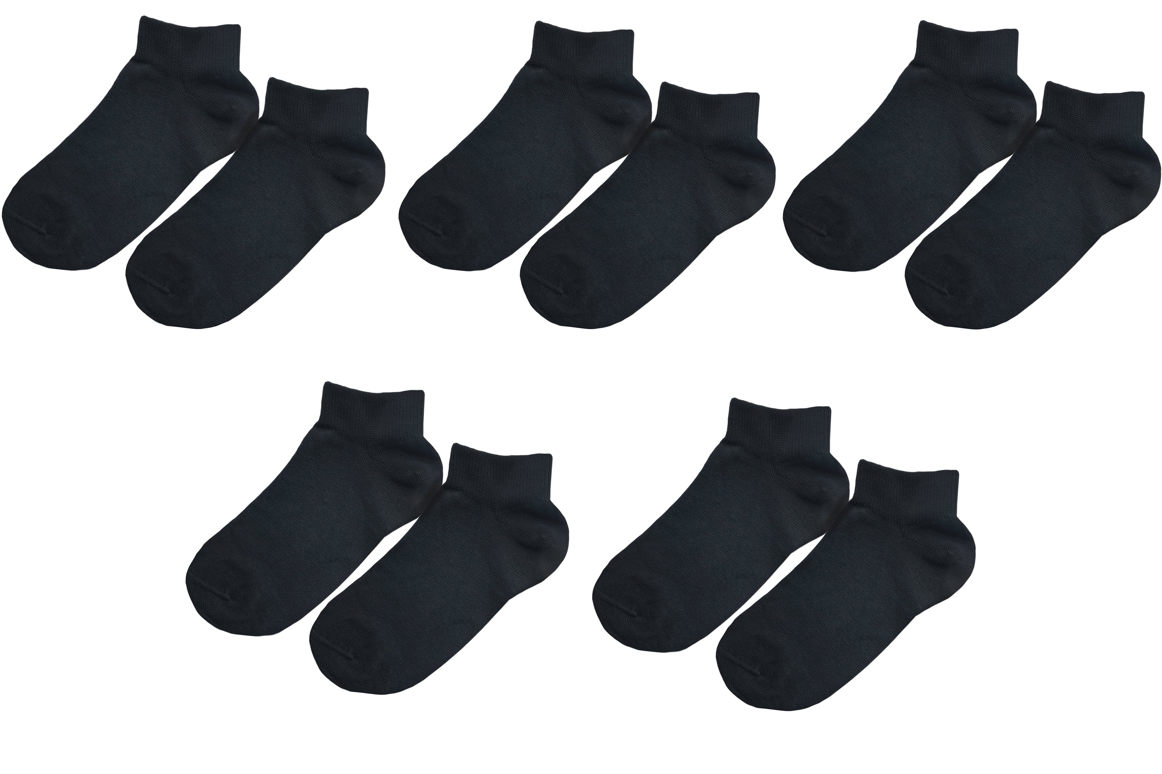 tittimitti® Kids Organic Cotton Ankle Socks 5-Pack – Breathable Lightweight Socks for Active Kids