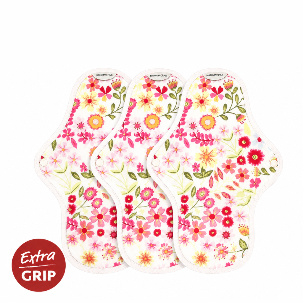 Organic Reusable Pads - 3 Medium Pads