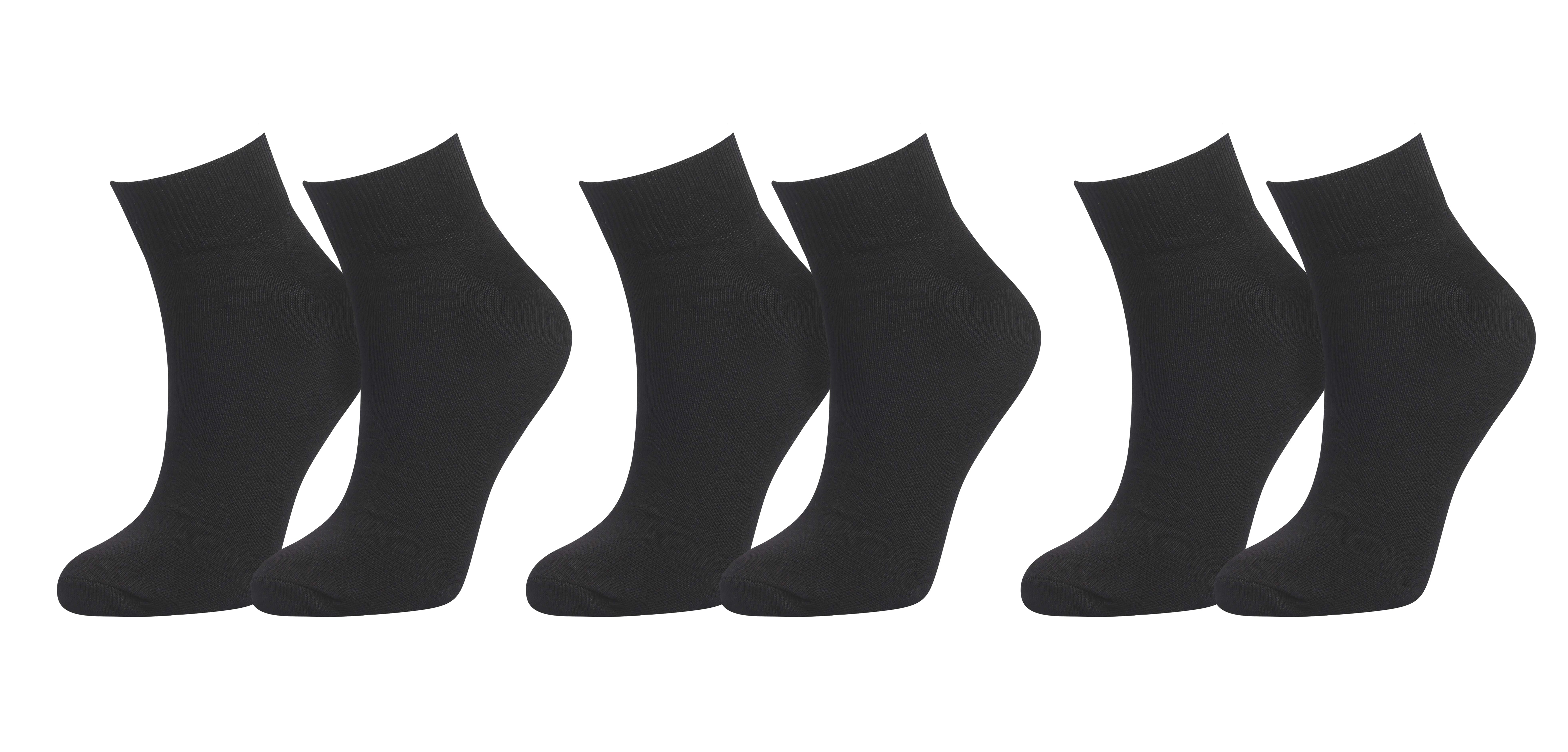 tittimitti Men’s Organic Cotton Ankle Socks 3-Pack – Breathable Everyday Ankle Socks